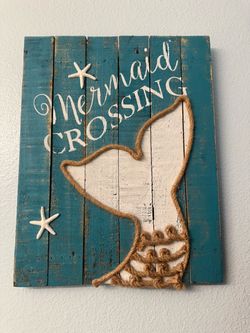 Mermaid Crossing Wall Art