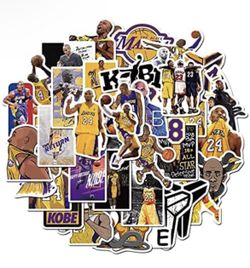 50 Piece Kobe Bryant Memorial Waterproof Stickers 