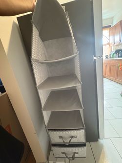 Hanging Closet Organizer with Drawers