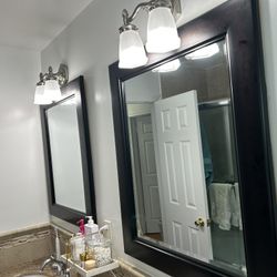 Two  Mirrors / vanity mirrors