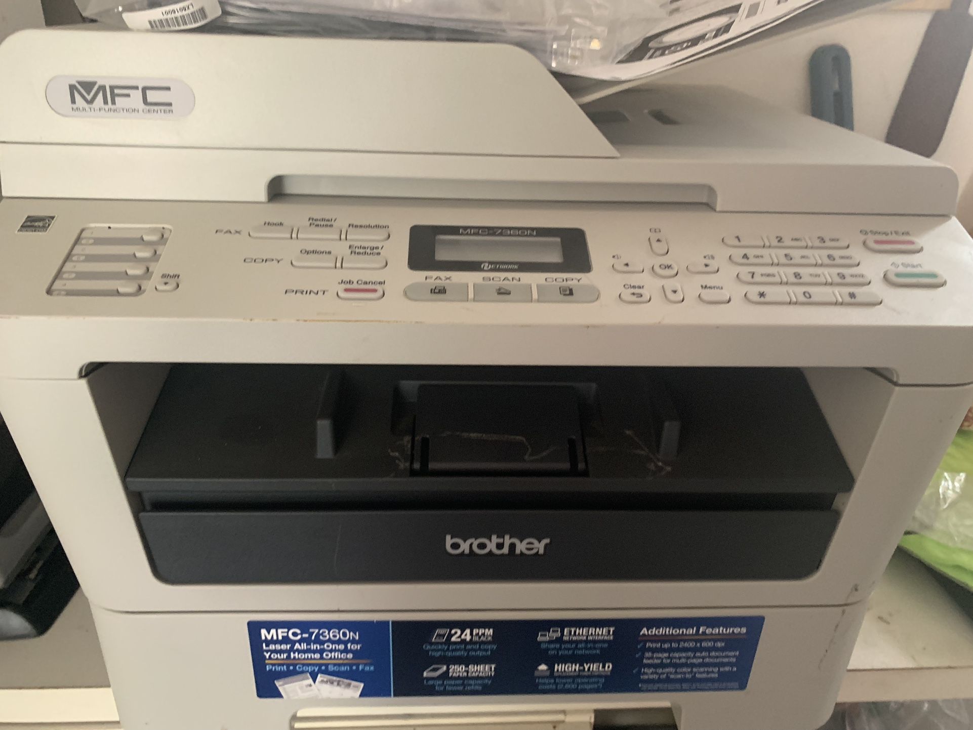 Brother printer 7360