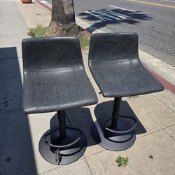 Vegan Leather Adjustable Stools