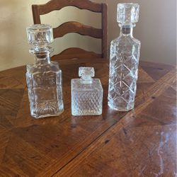 Vintage Whiskey Bottles 