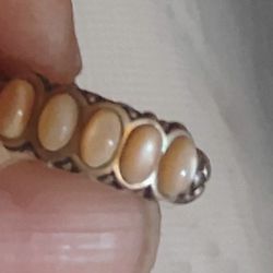 White Star Sapphire Ring Silver