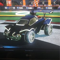 Xbox Rocket League Account with white apex 8k cree and white octane