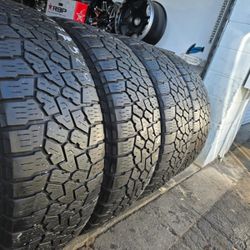 4 used tires Lt37x12.50r20 Falken Wldpeak AT3 $350.00