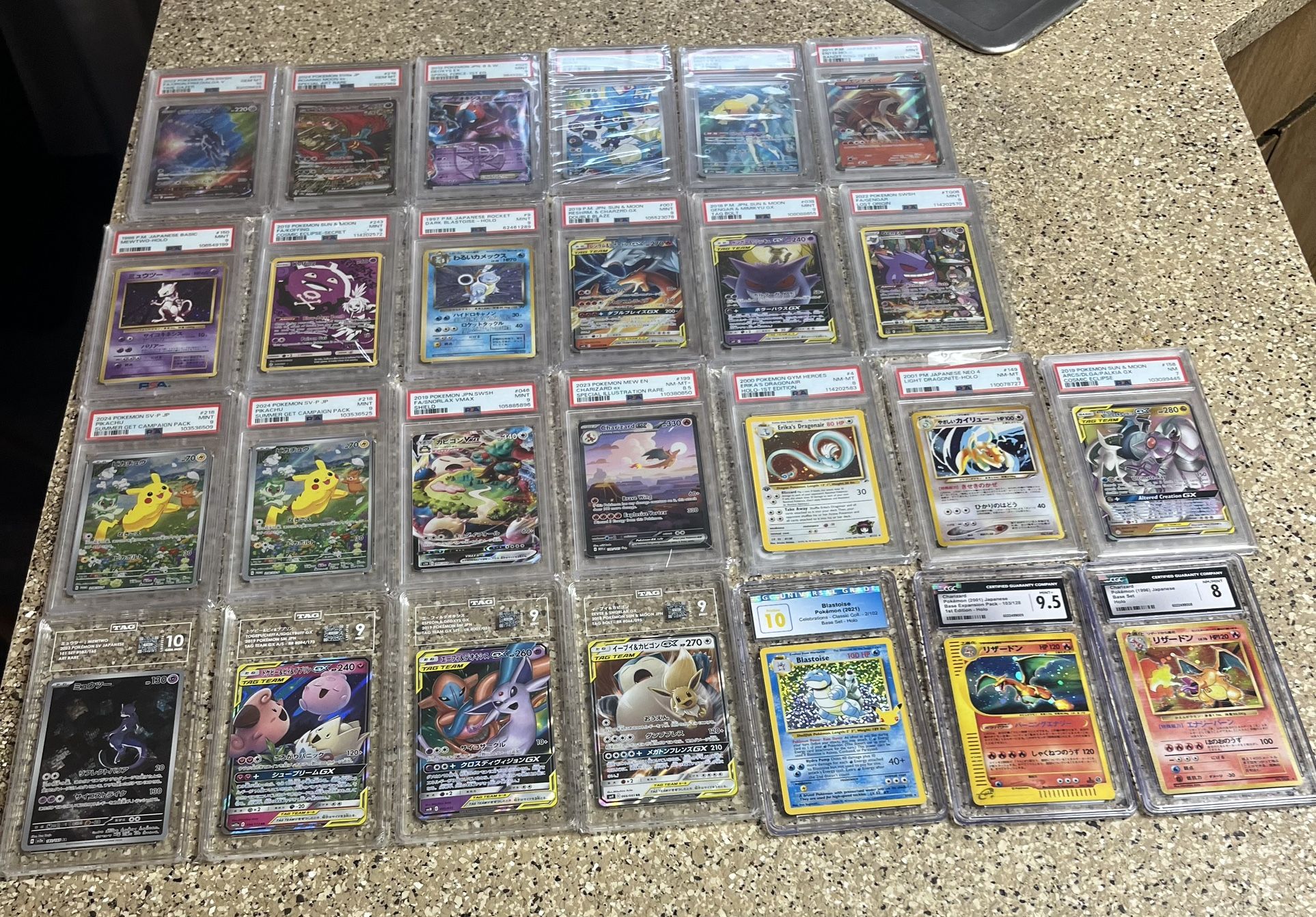 26 Pokemon Card Graded PSA TAG CCG Slabs Bundle Lot Collectiom