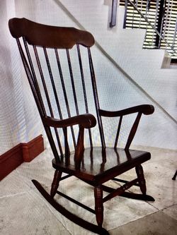Mahogany Rocking Chair