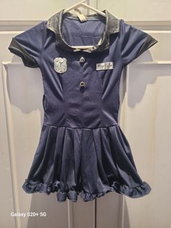 COP Halloween Costume Kids Size 4/6