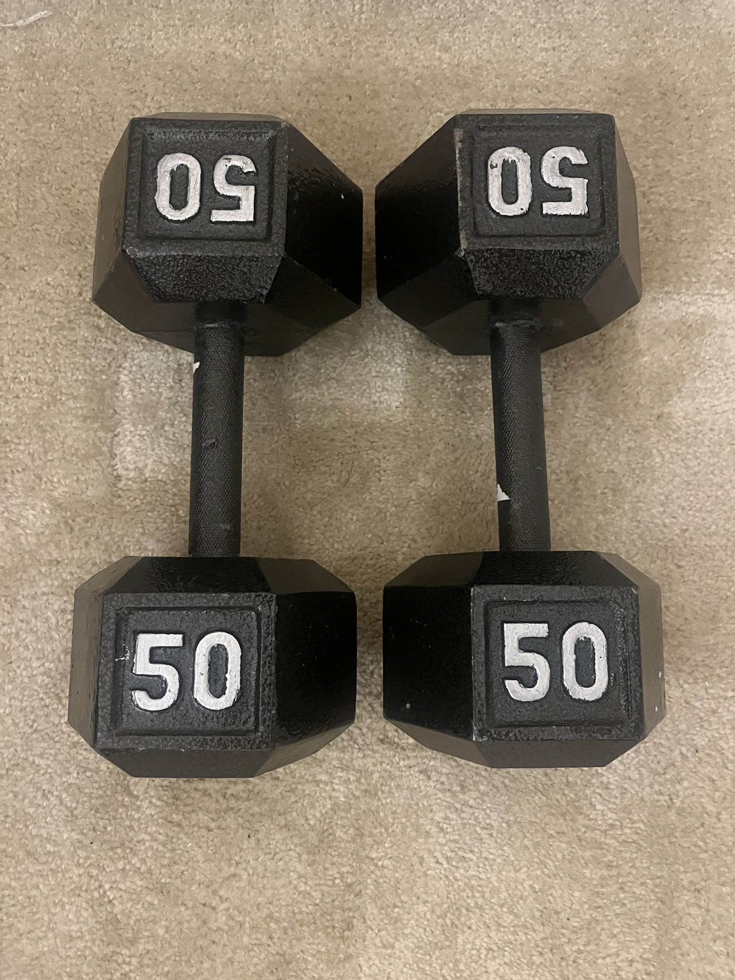 50lb Dumbbell Weights 