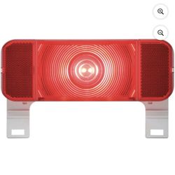 Optronics RVSTL61S LED RV Combination Tail Light With White Base and License Illuminator - Driver Side