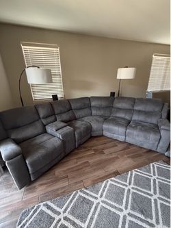 Grey Couch 3 piece set