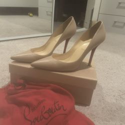 Christian Louboutin Nude Heels 