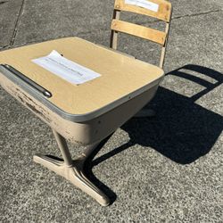 Antique School Desk
