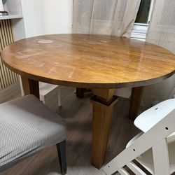 Free wood dining table