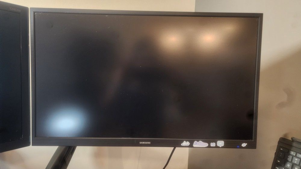 Samsung Dual Monitors with Adjustable Dual Monitor Stand – Complete Setup!