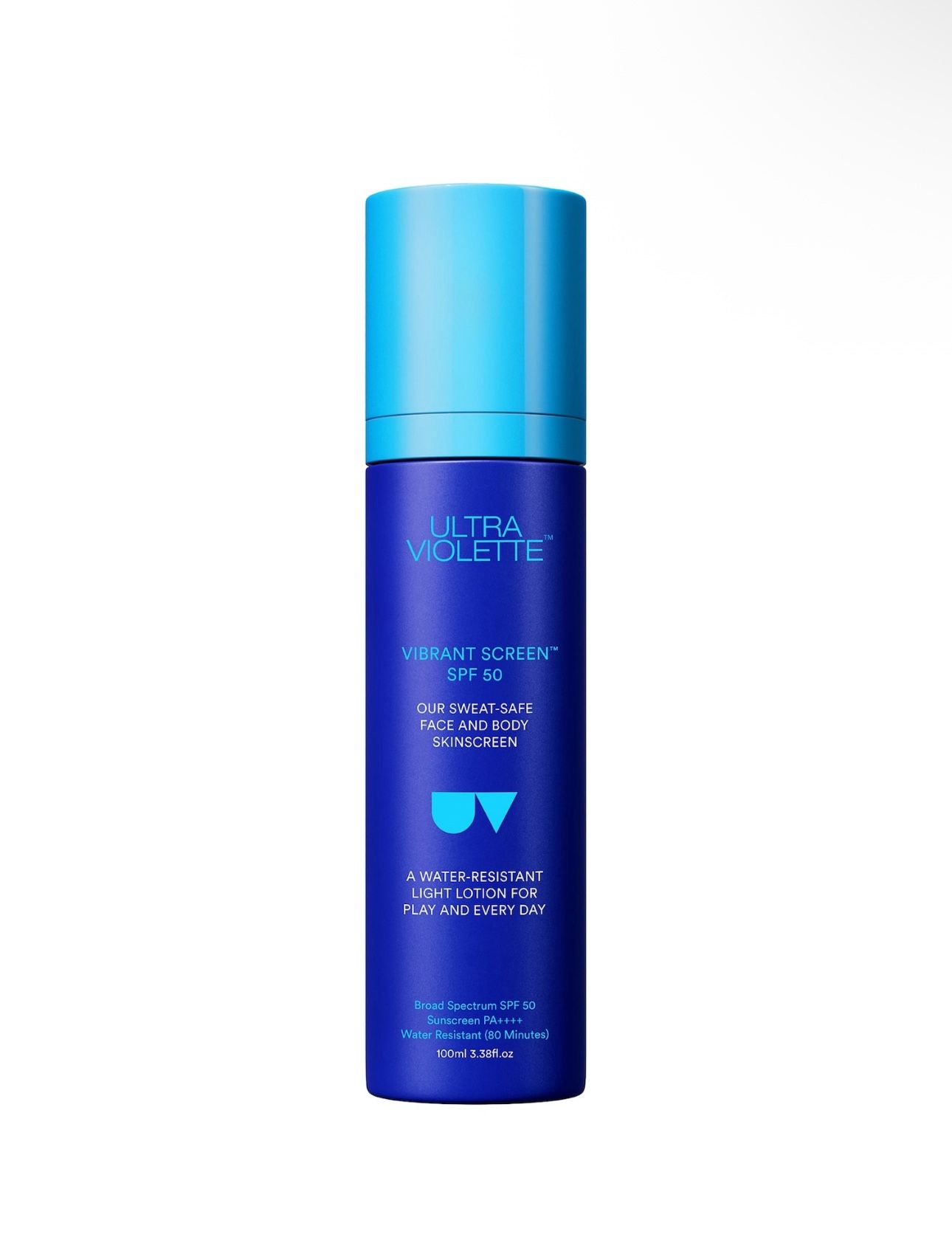 Ultra Violette Vibrant Screen SPF 50 Water Resistant Face&Body Sunscreen, 100mL