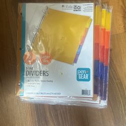 5 Tab Dividers Letter Size 