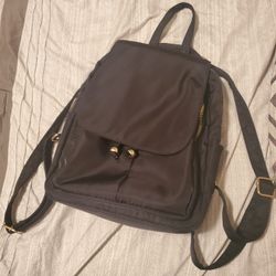 Black Mini Backpack 