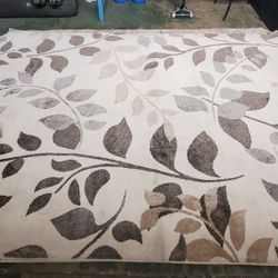 Orian Beige/Ivory/Cream Indoor/Outdoor Area Rug - 7ft 10in x 12ft - BRAND NEW