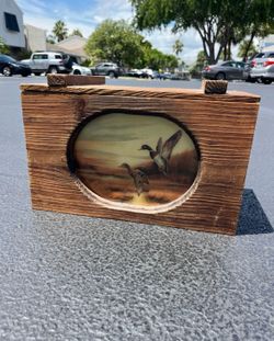 Vintage Wooden Storage Box