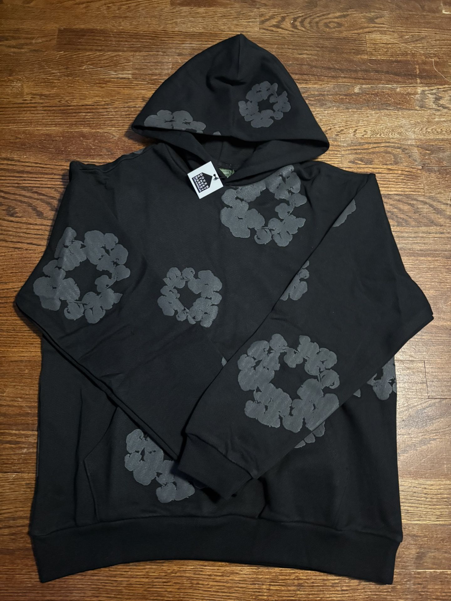 Denim Tears Cotton Wreath ‘ Monochrome ‘ Hoodie