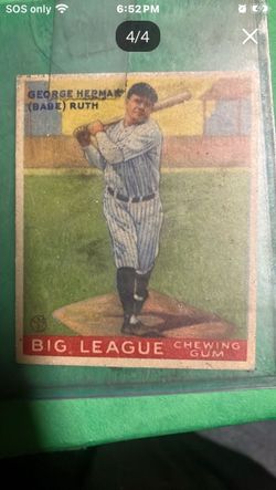 Authentic Babe Ruth No 144