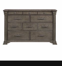 Society Den Paterson 10-Drawer Dresser in Grey Brand New in Box