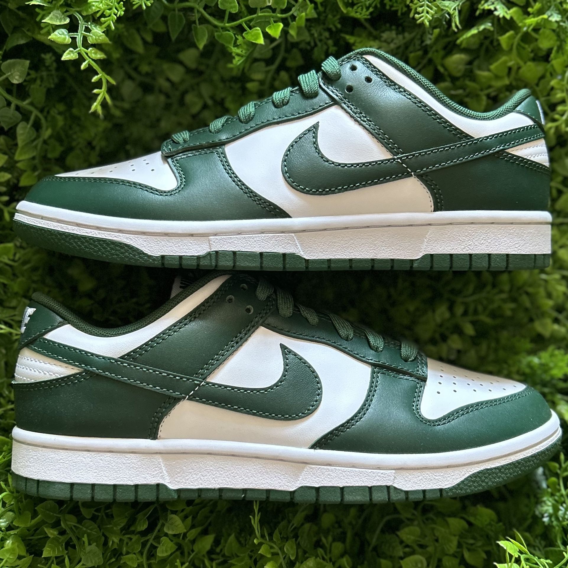 Nike Dunk Low ‘Michigan State’ (Size 12, 10, 9.5, 8.5, 8 And 7)