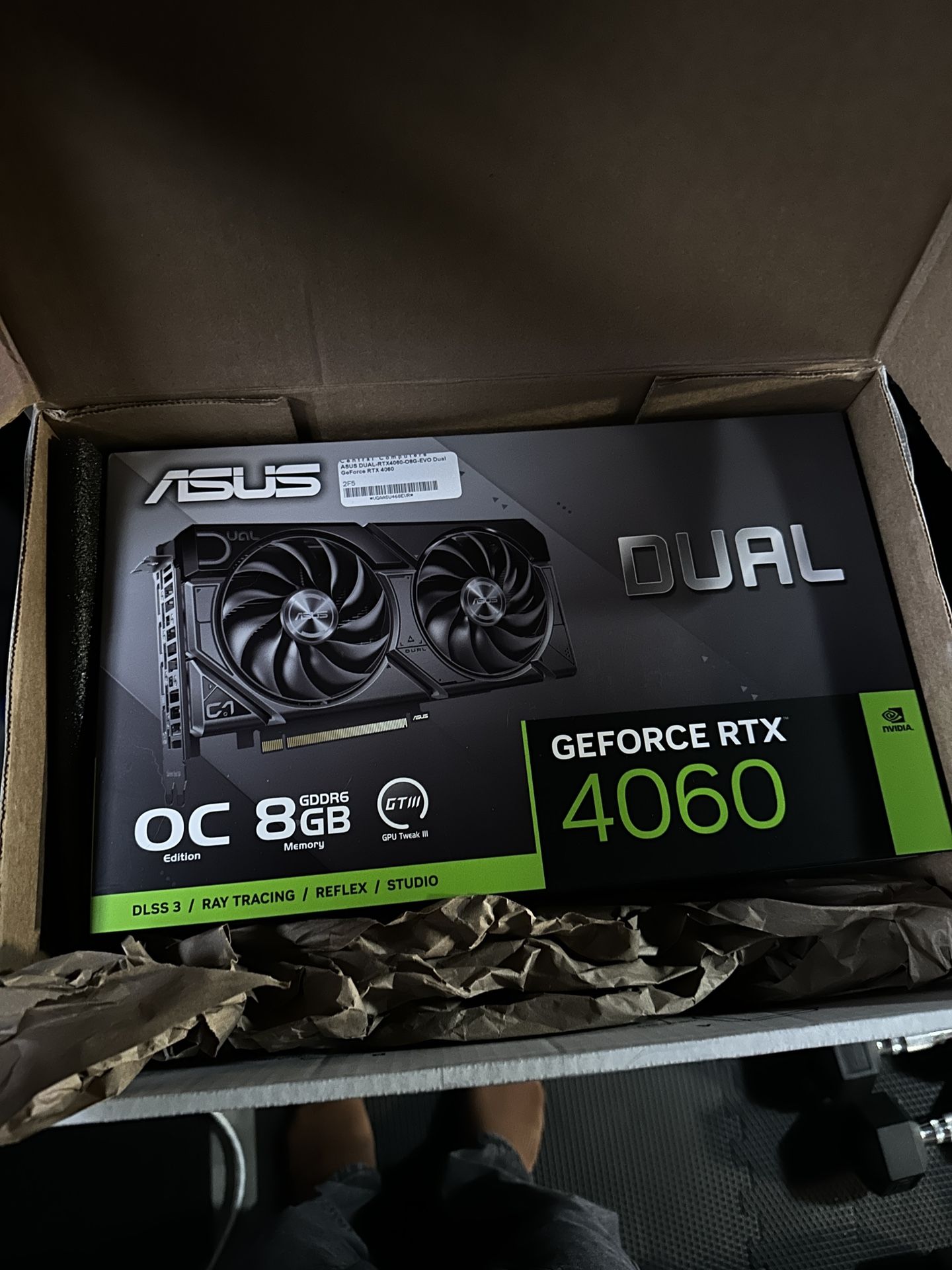 ASUS Dual GeForce RTX™ 4060 EVO OC Edition 8GB