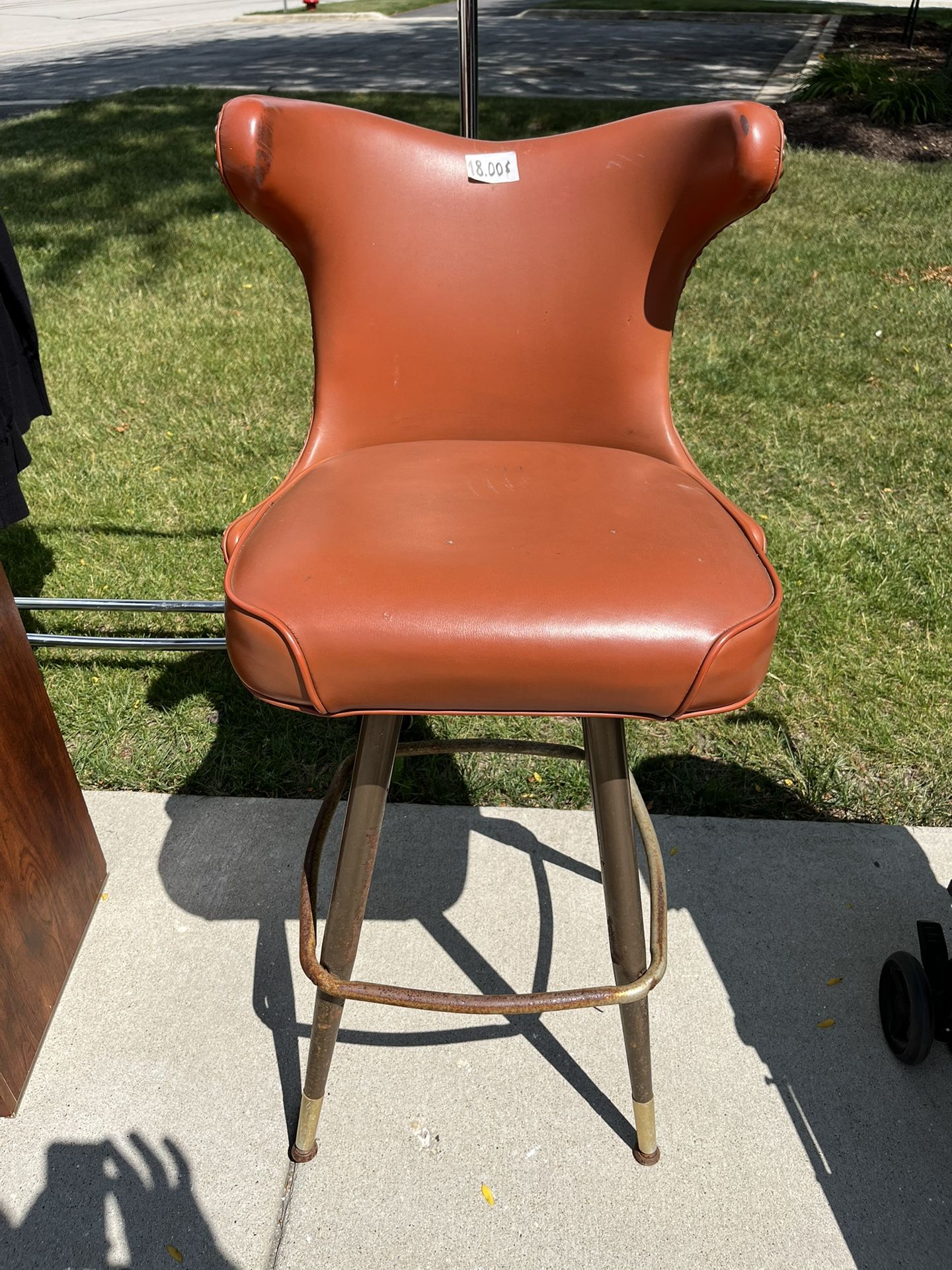 Luxury swivel bar stool with back Support