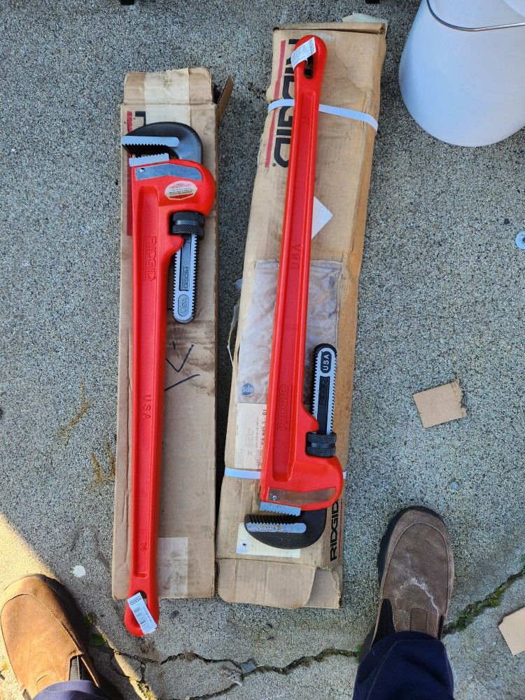 Pipe  Wrenches 40 Dollars Each