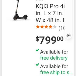 Brand New Electric Adult Scooter