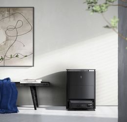 EcovasBlack Robot Vacuum And Mop And Camera 