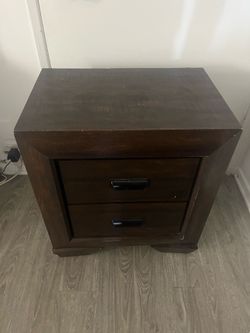 Night stand and dresser