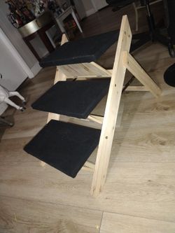 Wood Pet Stairs 2 In 1 Ramp Portable Foldable 