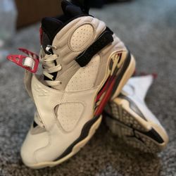 Size 9.5 - Air Jordan 8 Retro 2003 Bugs Bunny 305381-101 Authentic 