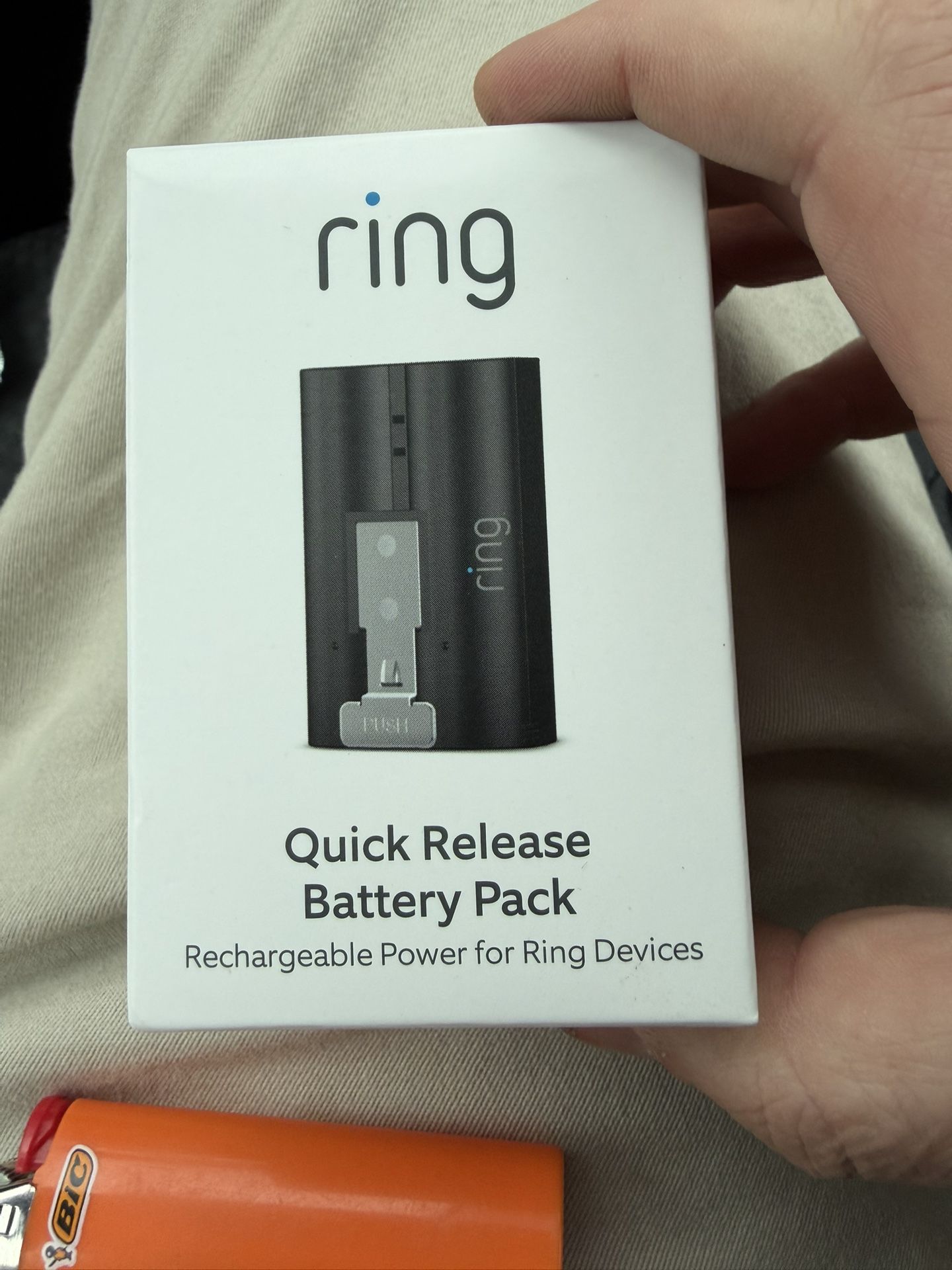Ring Quick Release Battery (backup / Replacement)