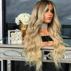 Beautiful Ombre Human Hair Lace Front Wig