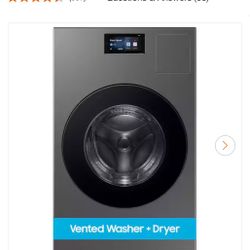 5.3 cu ft Bespoke AI Vented All-in-One Washer Dryer Combo Electric