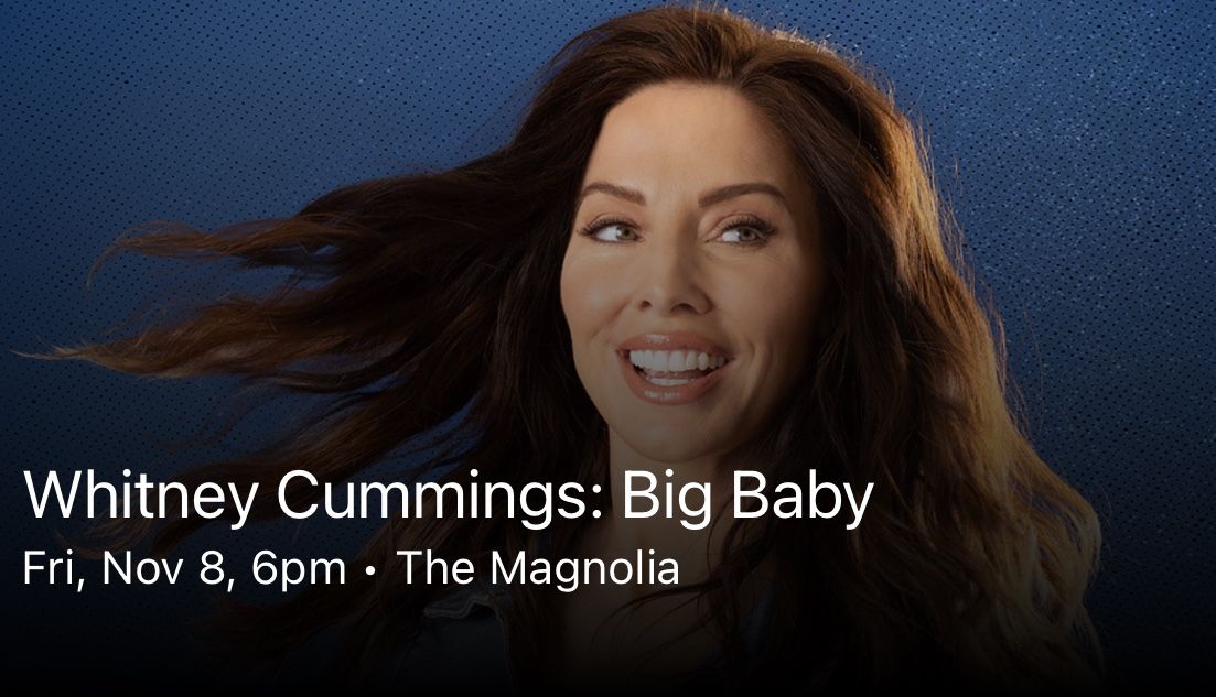 Comedian Whitney Cummings - Friday 11/8/24