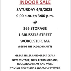 Indoor Yard Sale 