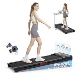 Under Desk Walking Pad Treadmill – Auto Incline