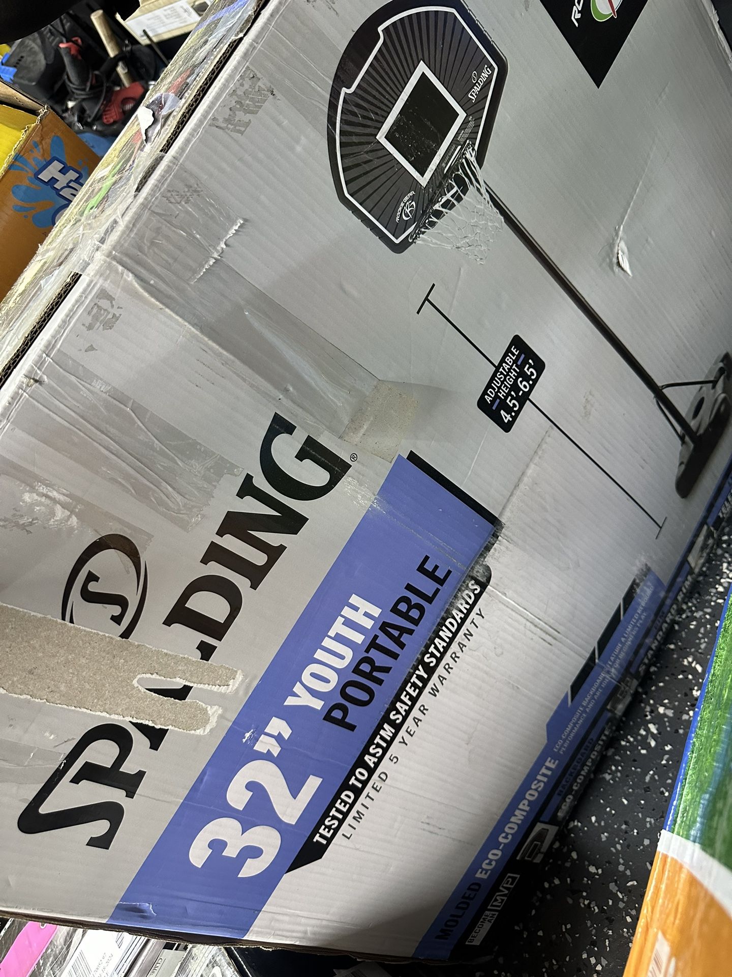 32” Youth Portable Basketball Hoop 