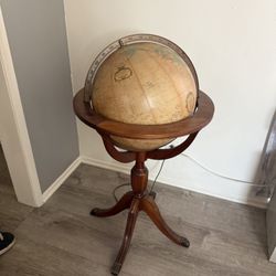16” Antique Heirloom globe by Replogle