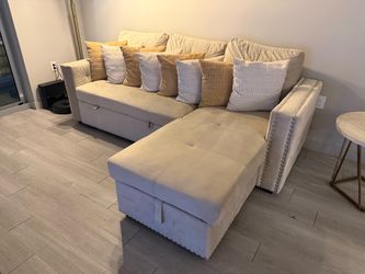 Sectional pull out couch