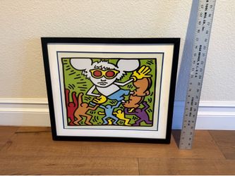 Andy Warhol Keith Haring Art Print