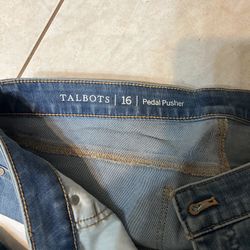 Jeans Talbots Pedal Pusher 