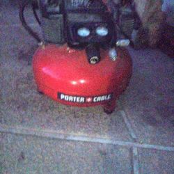 Red air compressor