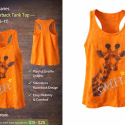 Go Boundaries Graphic Racerback Tank Top – Youth XL (15–17)